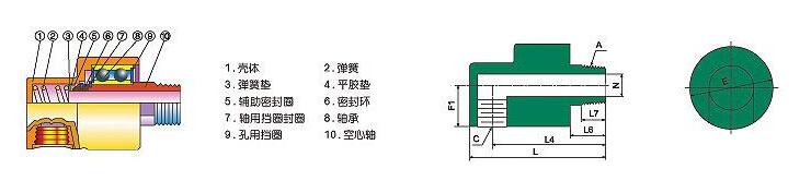 HD型旋转接头内部结构图